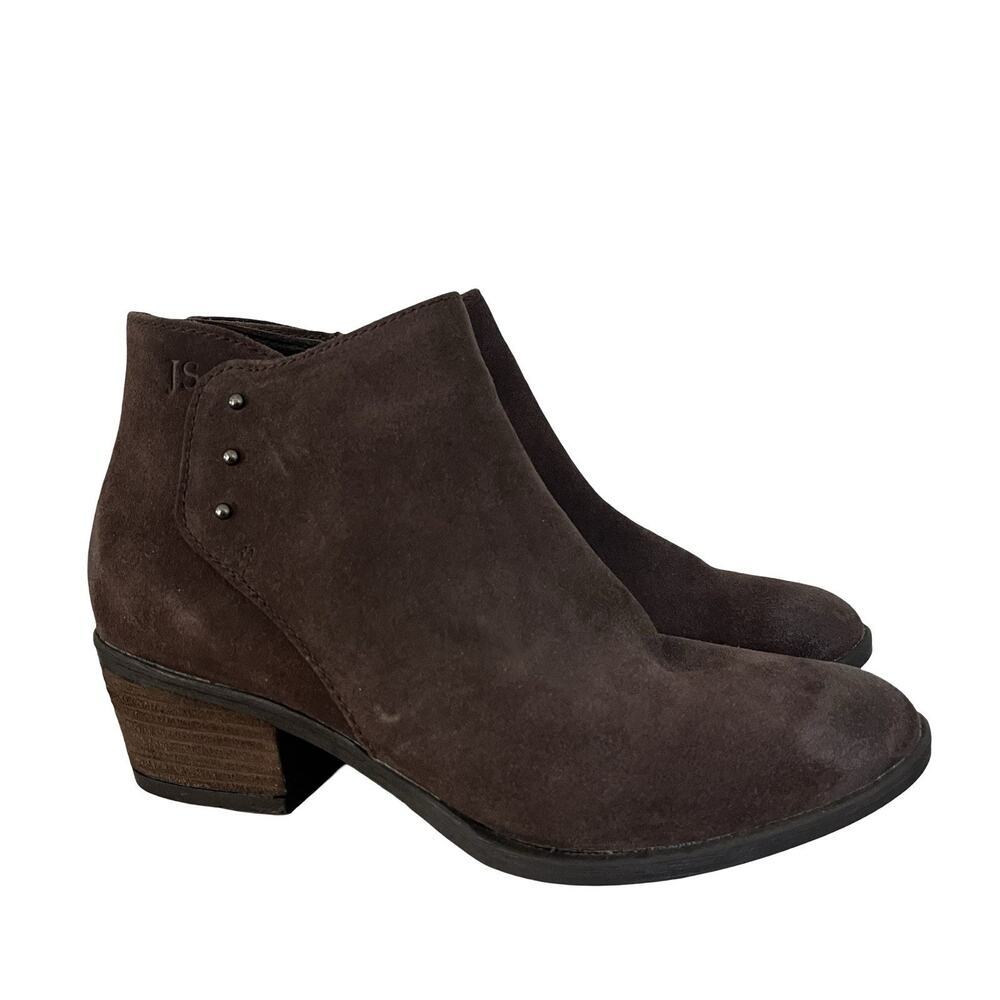 Josef Seibel Womens Daphne Leather Fleece Lined Ankle Boots US 7-7.5 EU 38 Brown